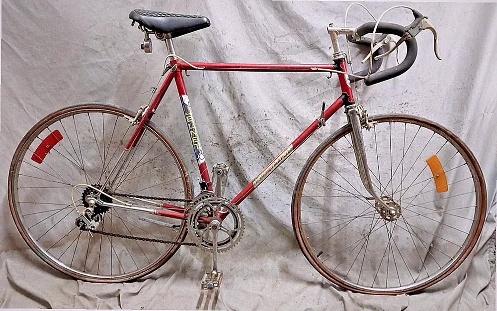 1964 Jeunet Franche-Comte Touring Road Bike 58cm Large Lugged Steel France Made~