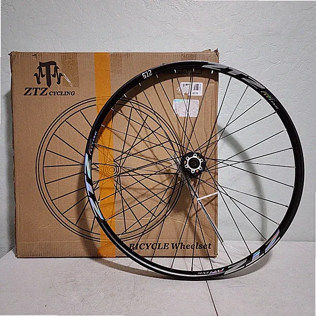 27.5" MTB Disc Brake Aluminum Mountain XC Bike Wheels Thru Axle/Boost FRONT w
