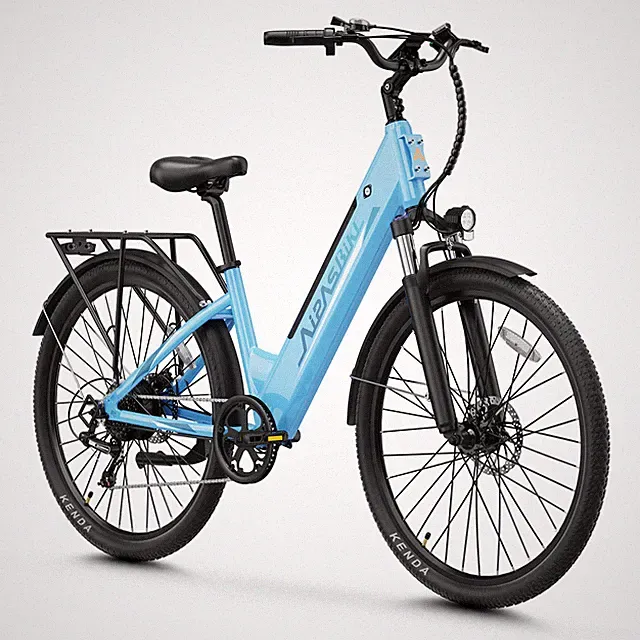 Aipa 1100W 26" Electric Bike for Adult 48V 12.8Ah Mountain Commuting Ebike 28MPH