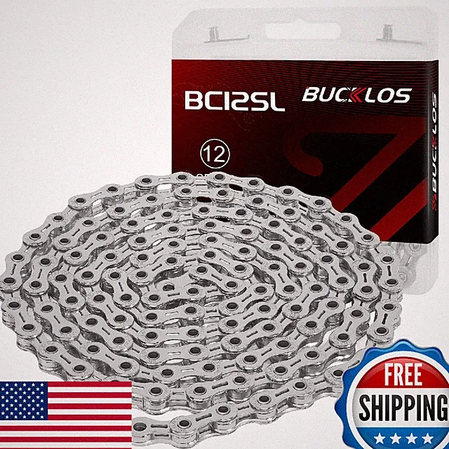BUCKLOS 6/7/8/9/10/11/12 Speed Bike Chain,Bicycle Chain for Road Bike/E-Bike/Mou