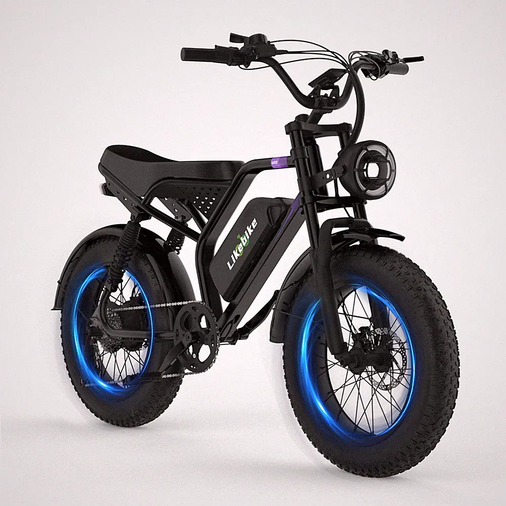 Electric Bike E-Bike 1500W 48V 20AH Adults Bicycle 20" Fat Tire Mountain Ebike