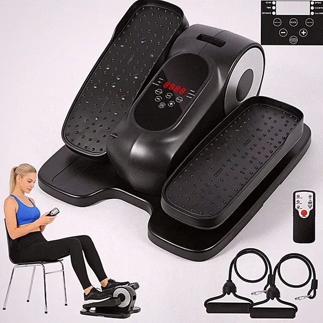 Himly Under Desk Elliptical machine 12 Speeds Seated Exerciser Ellipse W/ Remote