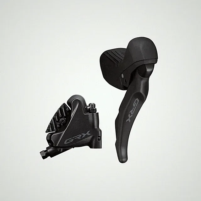 Shimano GRX Left/Front 1x12spd ST-RX610 Lever w/BR-RX400 Brake Flat Mnt Blk 208