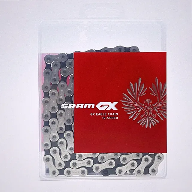 SRAM GX Eagle 12s Chain 126 Links PowerLock Silver Black MTB Bike CN-EAGL-GX-A1