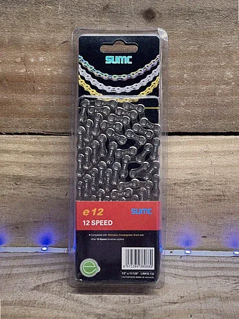 SUMC e12 E-Bike Chains 12 Speed 136L MTB Road Electric Bicycle Chain For Shimano